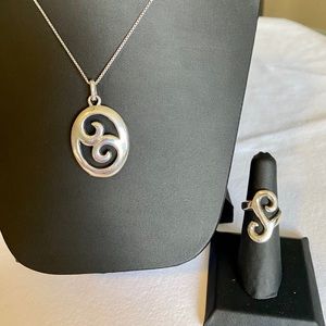Sterling silver jewelry set